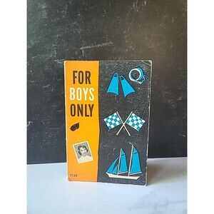 For  Boys Only ~ Short Stories edited by Eric Berger 1964 Vintage Paperback Book